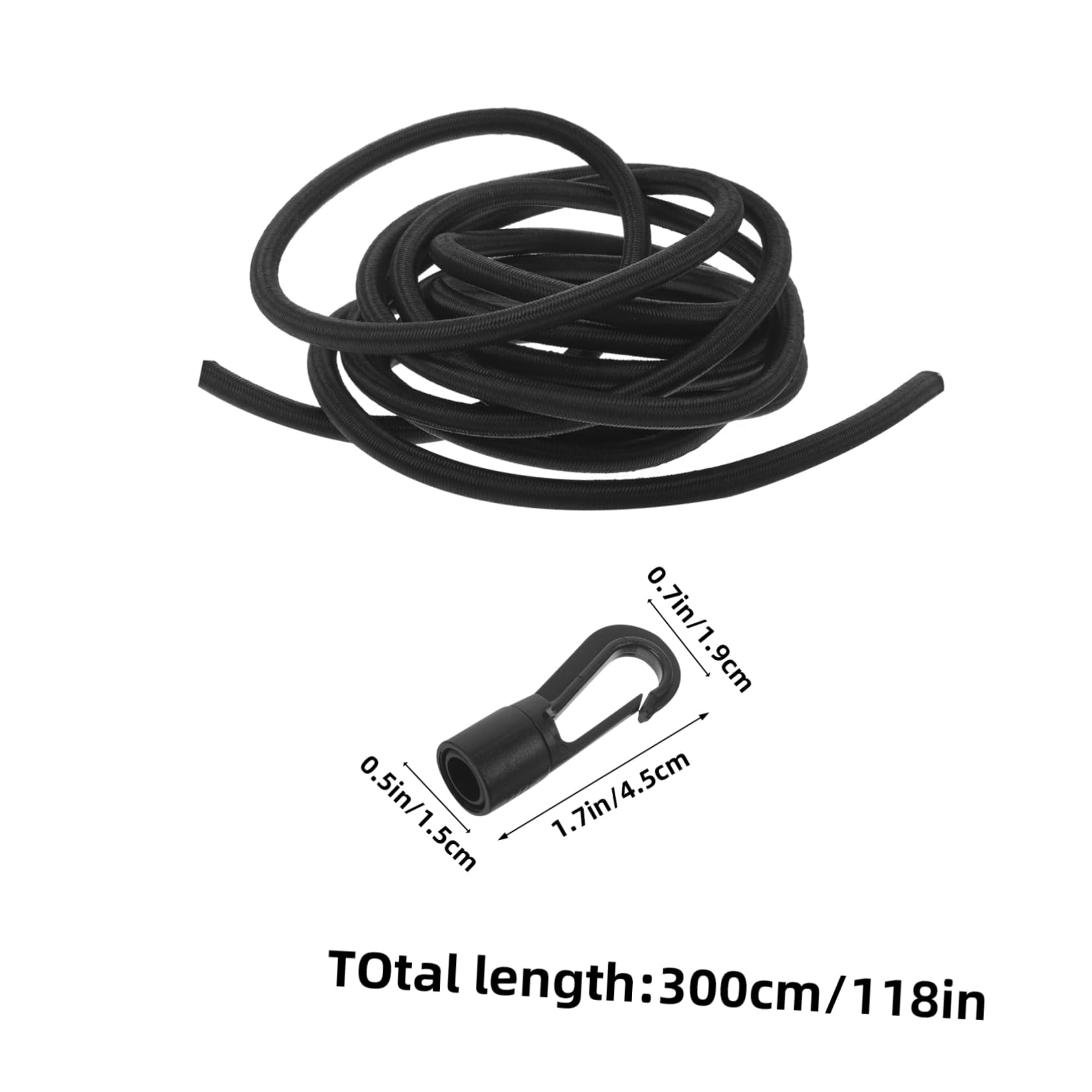 BESPORTBLE Multi-use Paddle Leash for Kayak Surfboard Elastic Rope Tie for Boating Fixed Anti-Lost Rope