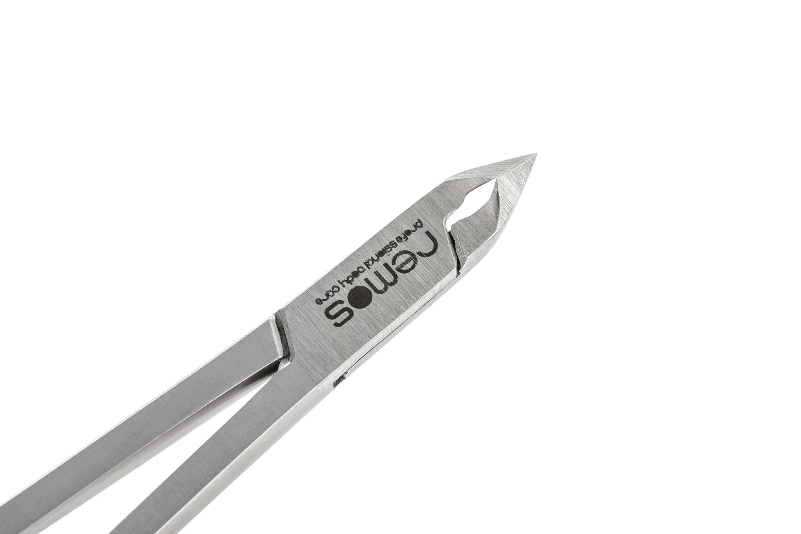 REMOS Hautzange in Scherenform Schneide 4 mm aus rostfreiem Edelstahl - 8 cm