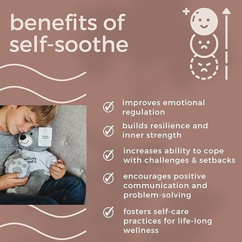 Miniatura 4 de Juguete sensorial calmante y cómodo para niños, peluche de animal de peluche para alivio sensorial con indicaciones para hablar para reducir el