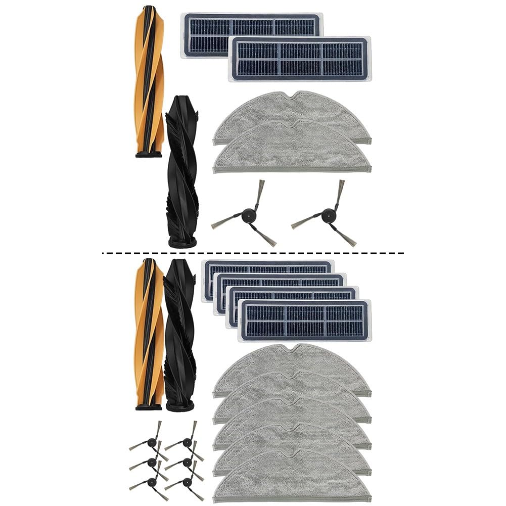 FABULETTA Para cepillo lateral principal, juego de fregona para Dreame, Mova, E30, Pro y E30 Pro Plus
