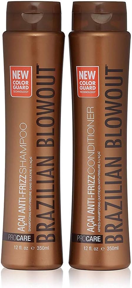 Brazilian Acai Anti Frizz Shampoo and Conditioner 12 Fl Oz