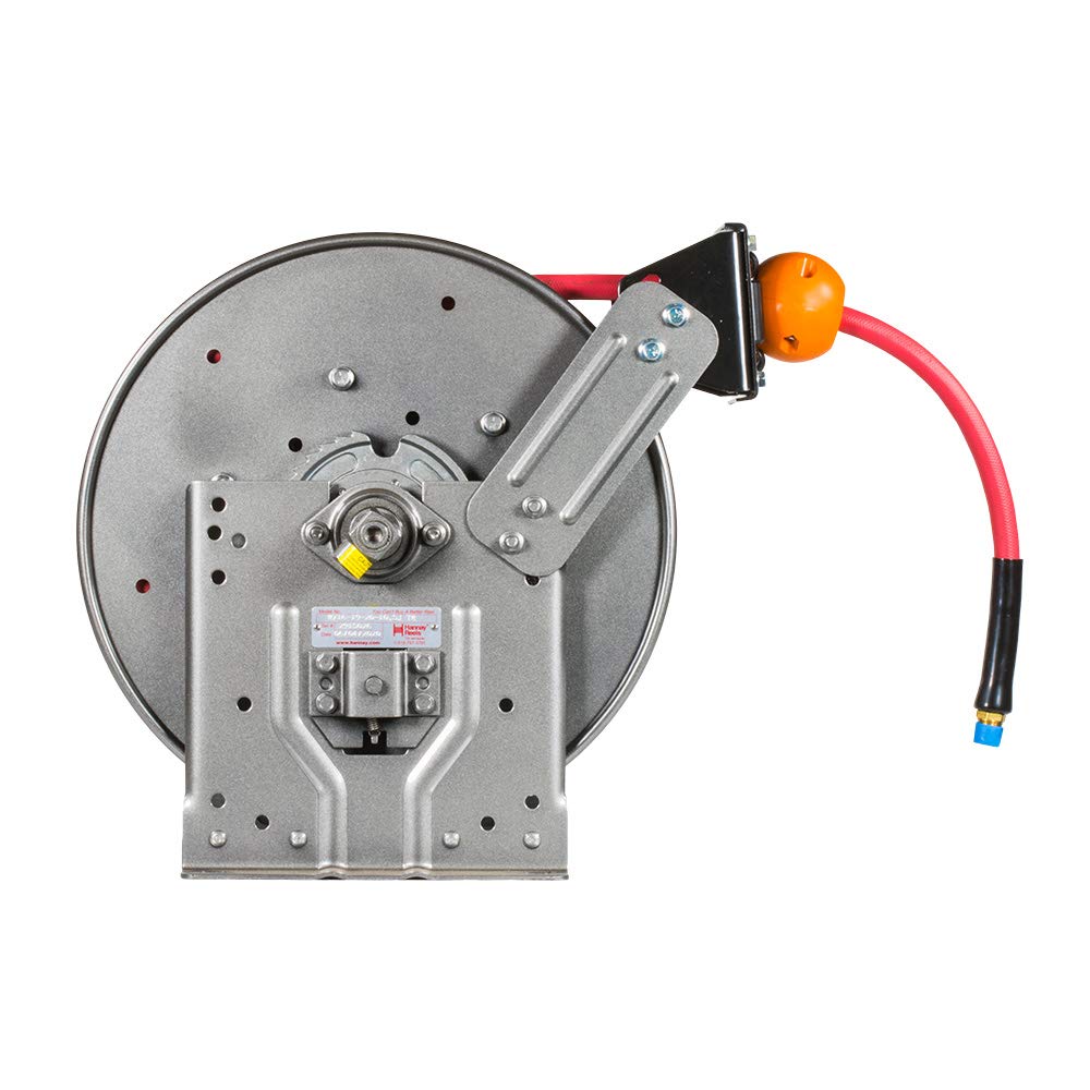 Hannay ReelsPackage Kit for Air - Water - Lubrication Oil (Low Pressure) - includes N700 Spring Rewind + 50ft 1/2in 280PSI Hose - N716-19-20J - 47-24