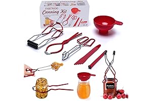 Complete Canning Supplies Starter Kit (37 Pieces) for Home Canning Kitchen