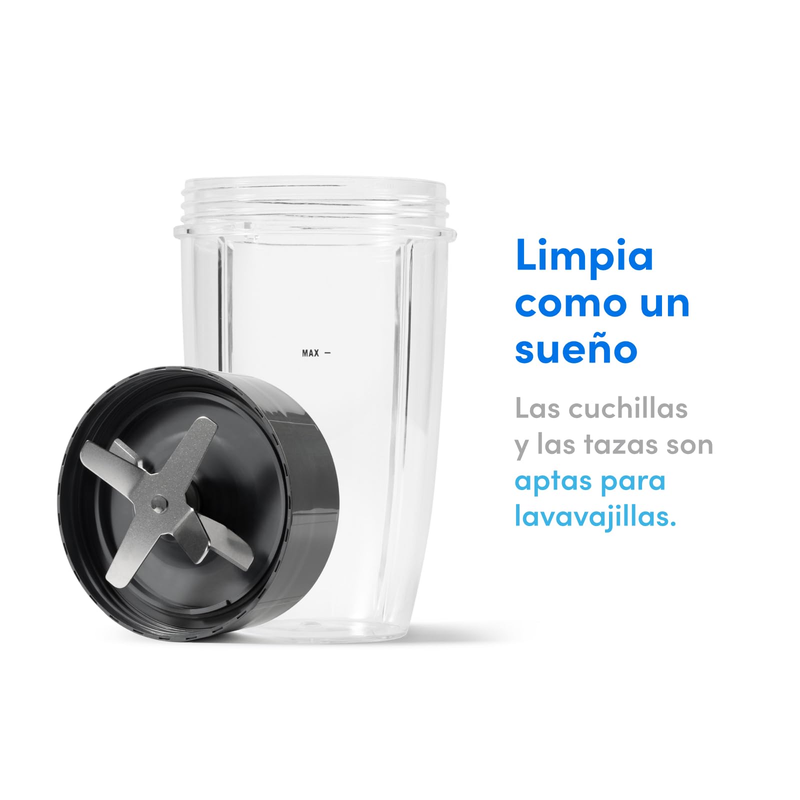 nutribullet Original 600, batidora personal, batidora multifuncional y licuadora, 600 W de potencia, NB603DG, Paquete Básico