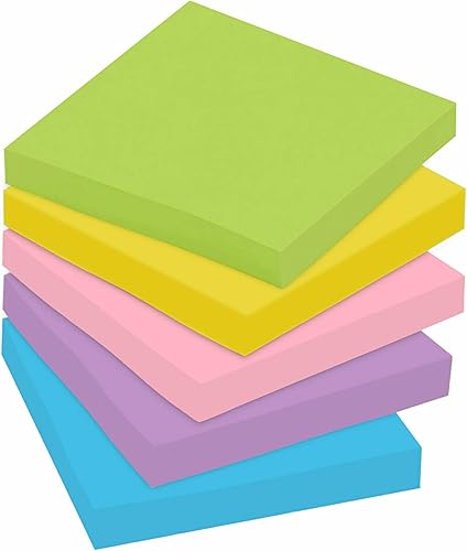 Miniatura 10 de Post-it Colección Jaipur Papel para anotar de 3 x 3 pulgadas Paquete de 5 resmas 654-5UC Colección Jaipur