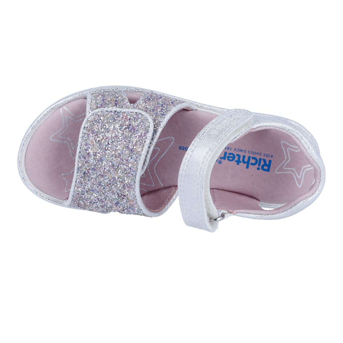 Richter Kinderschuhe Mädchen Halbschuhe Klett Sandale Rosa Freizeit
