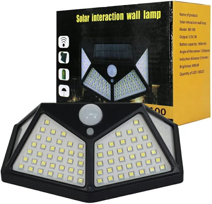 Exxelo Beauenty Solar Wireless Motion Sensor Lights, 30 LED Flood Lights, IP65 Waterproof Wall Lights Easy Install Waterproof Security Lights for House/Patio/Garage/Backyard/Porch