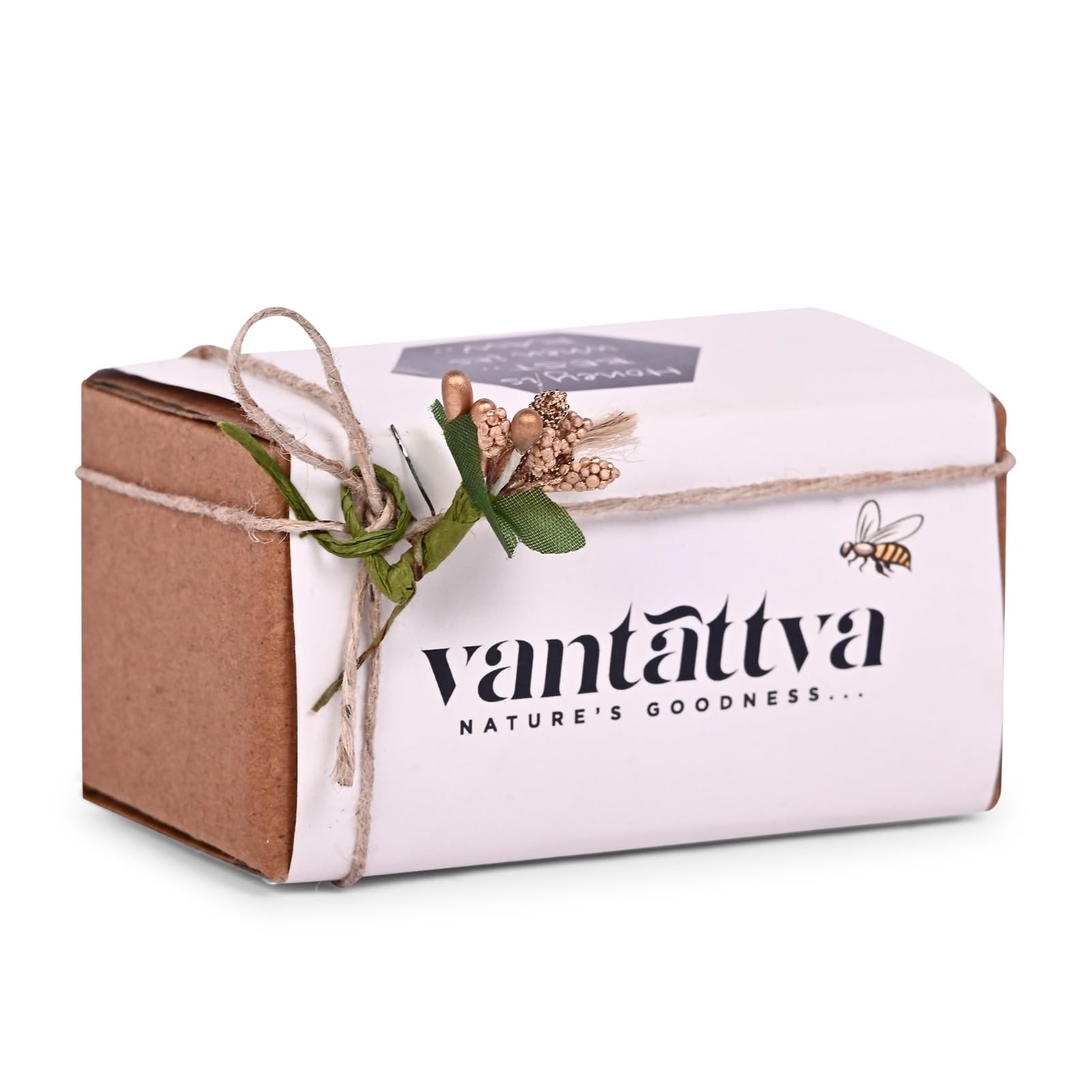 VANTATTVA-NATURE'S GOODNESS…Organic Raw Honey Combo Pack of 2 * 50gm Jars |Small and Symbolic Gift| For all occasions| Return Gifts, Diwali, Corporate, Baby Shower, Ganesh Chaturthi, Navratri, Durga Puja, Chritsmas|