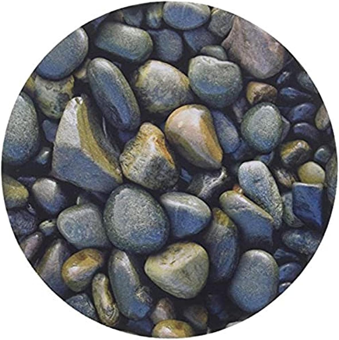 Round Mouse Pad - Round River Rocks
