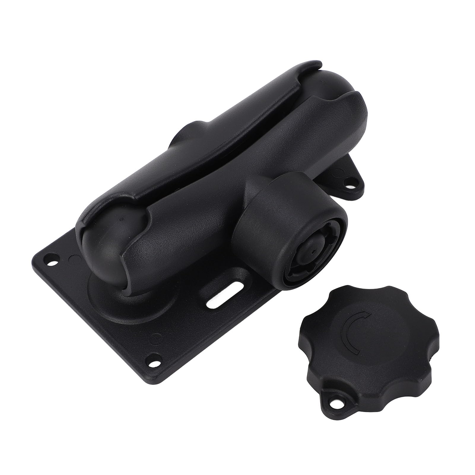 FUZHUI 1.5 Inch Aluminum Alloy Double Ball Mount, Theft Prevention Design, C Size Ball for Heavy Duty Multi Angle Mounting of Tablets, Fish Finders, and More, Includes Accessory Key