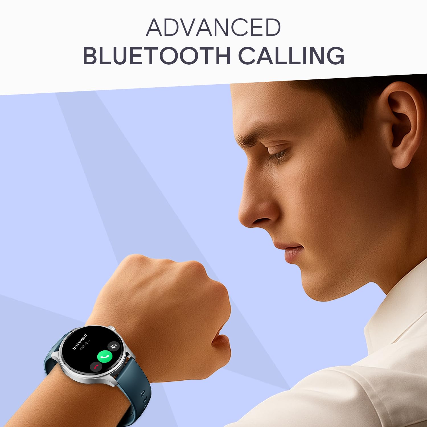 boAt Lunar Discovery Neo, 1.39" (3.5 cm) Round HD Display, Premium Metallic Finish, Animated Watchfaces, 100+ Sports Mode, Bluetooth Calling, Smart Watch for Men & Women (Ocean Blue) — Amazon image 7