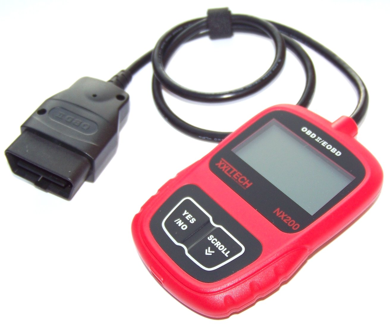 XXLTECH NX200 CAN Bus diagnostyczny skaner niemiecki OBD 2 OBD2, czerwony