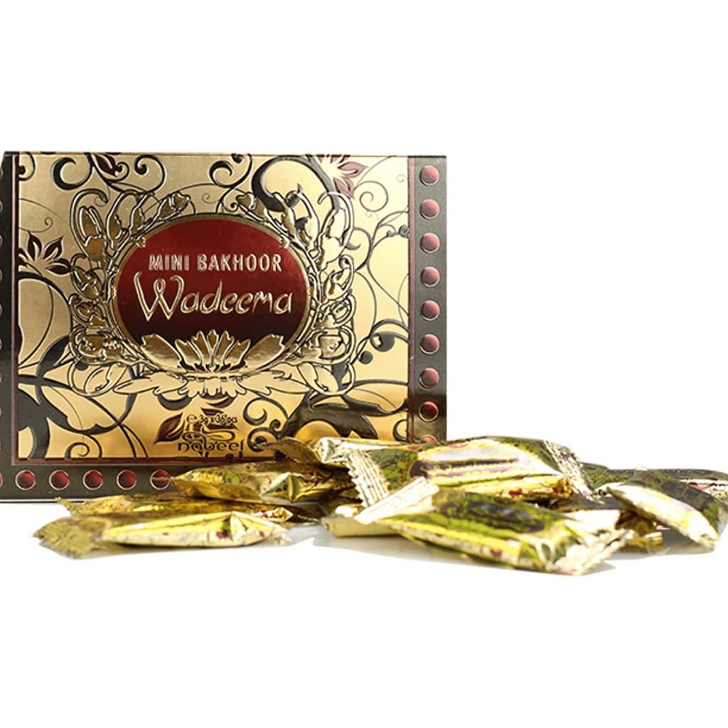Nabeel Perfumes Mini Bakhoor Wadeema Incense Solid Perfume For Unisex, 36 X 3 Gm