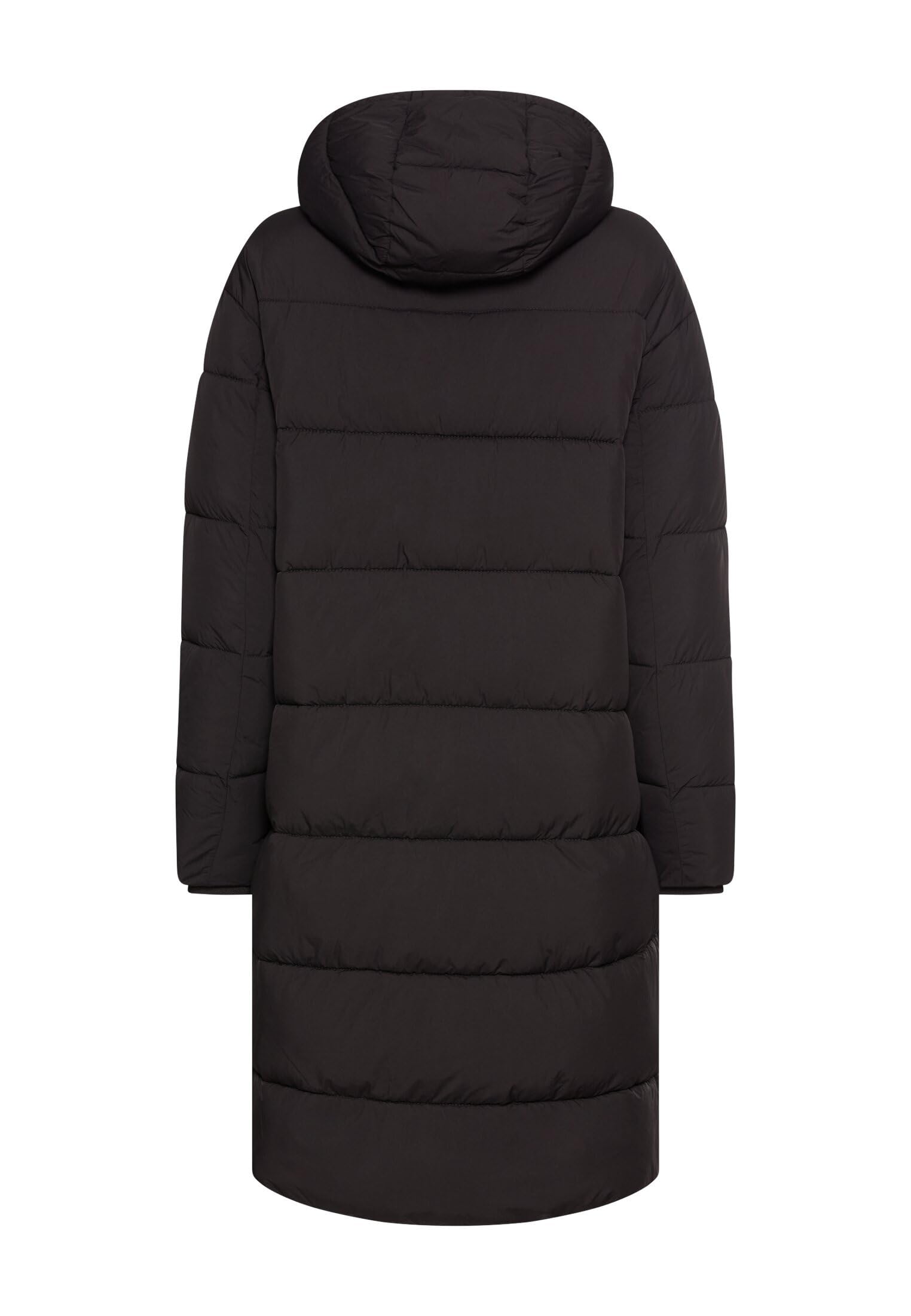 camel active Damen Steppmantel mit verstellbarem Saum und fester Kapuze