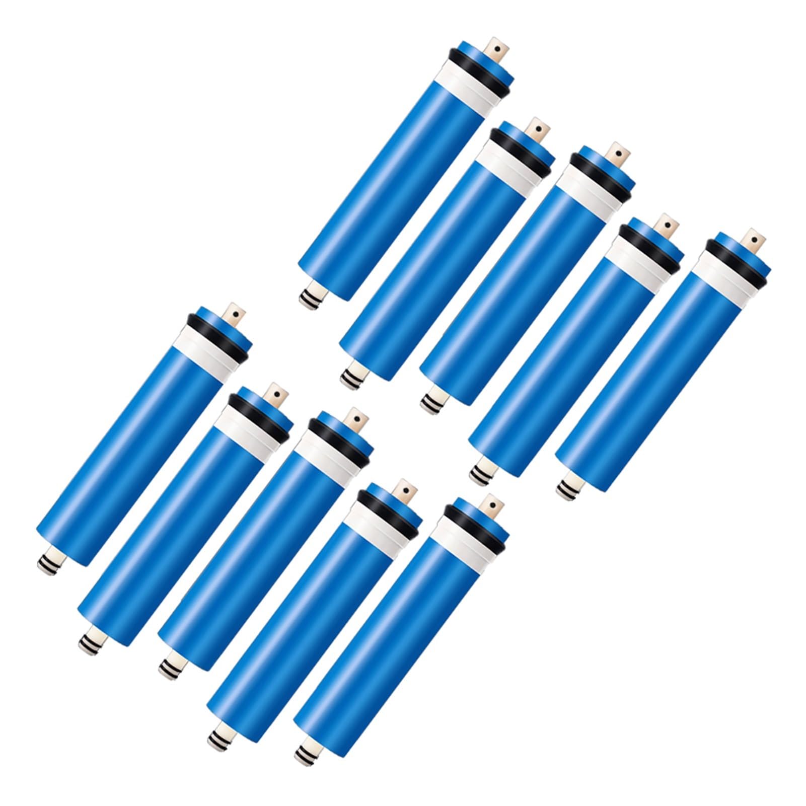 Membrana de ósmosis inversa corta 2010-100 GPD tratamiento, 256 x 47 mm, 10 unidades en el sabor del agua. Fácil instalación