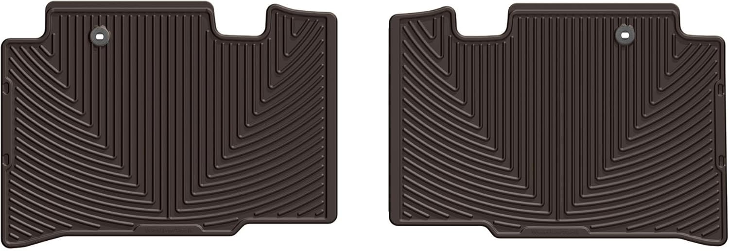 WeatherTech All-Weather Floor Mats for Honda Odyssey 2nd Row (W466), Black
