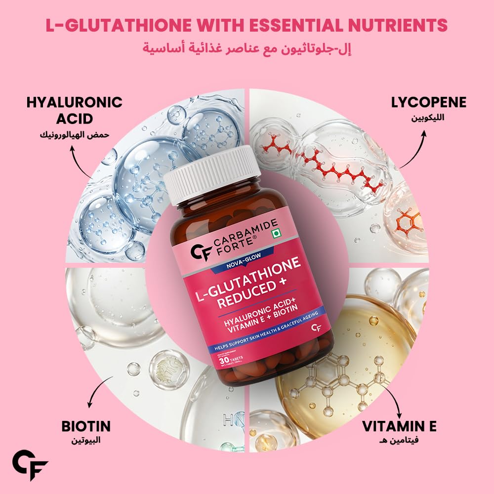 Carbamide Forte Japanese Reduced L Glutathione 500mg Tablets