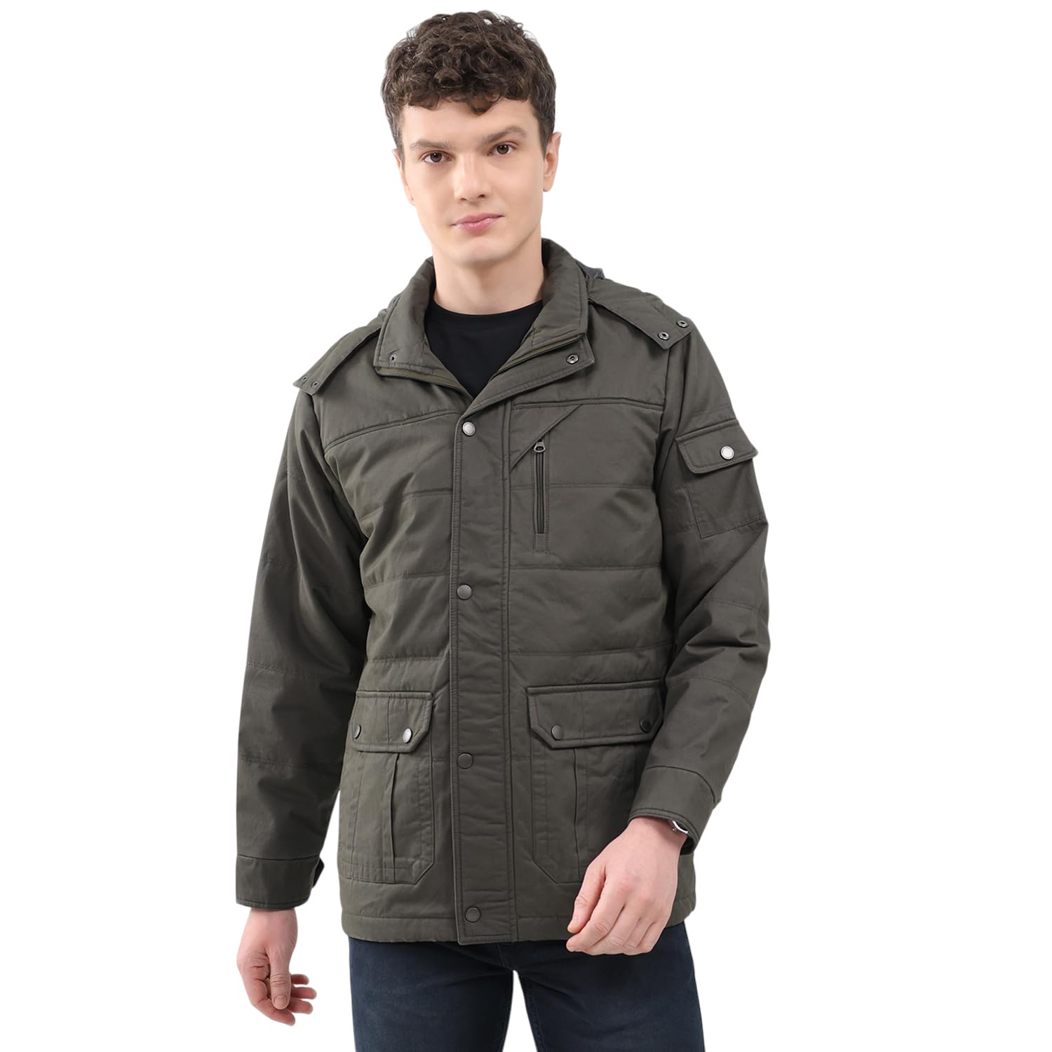 monte carlo Men’s Regular Fit Solid Hooded Neck Full Sleeve Winter Jacket | Stylish Warm Design | Soft Comfortable Fabric | Trendy Winter Outerwear for Men (Pack Of 1)-picture-24