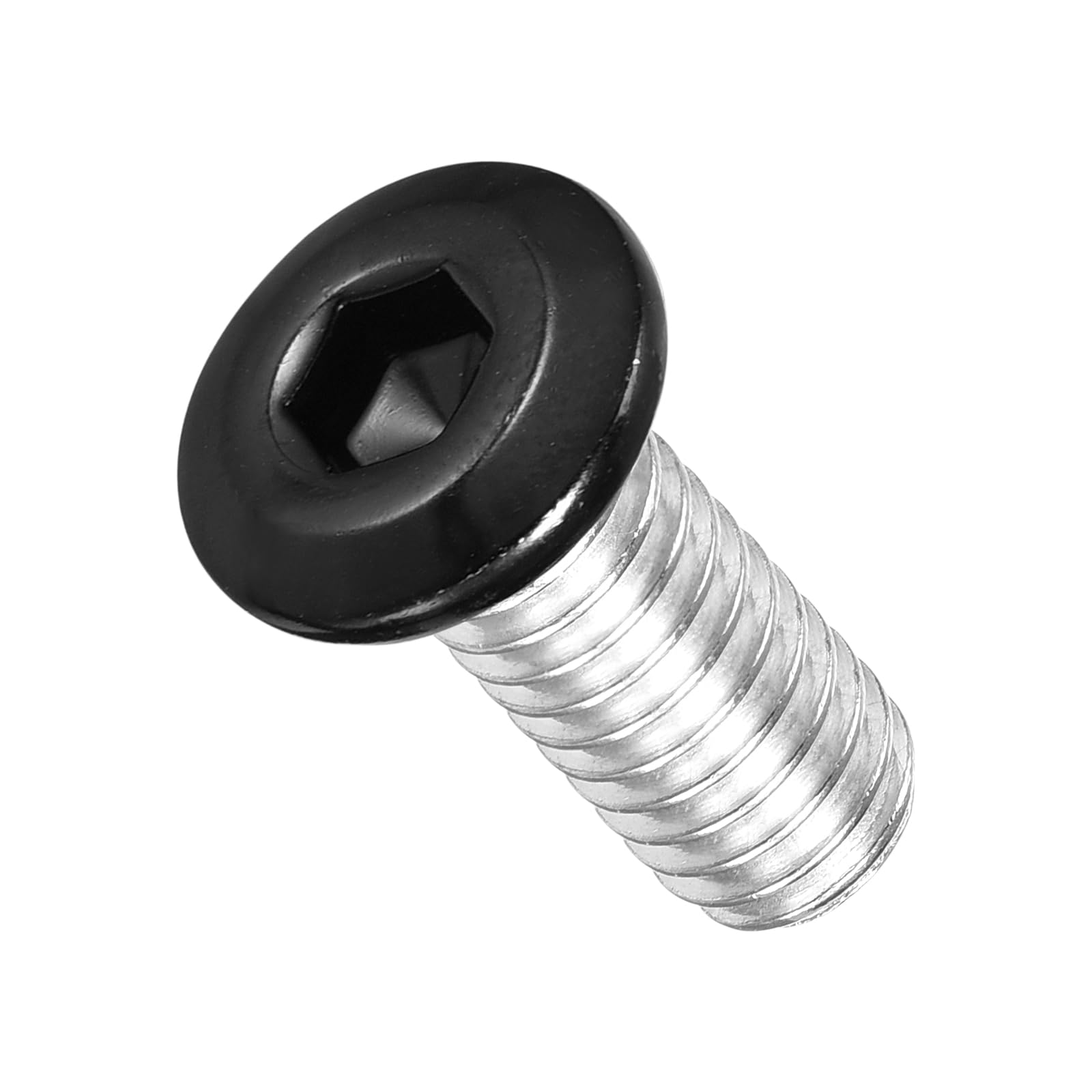 METALLIXITY Flat Head Hex Socket Cap Screws Bolts(5/16"-18x3/4") 10Pcs, 304 Stainless Steel Hex Socket Furniture Bolts Screws
