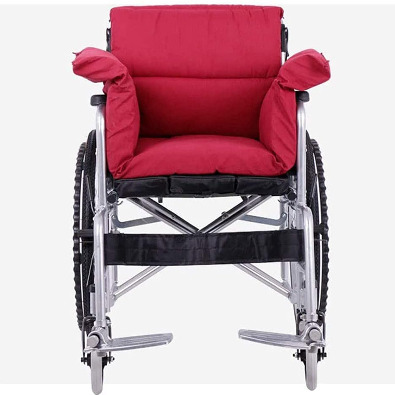 Cojín de Silla de Ruedas, CojíN Transpirable Asiento con Respaldo, Cojín de Almohada para Silla de Ruedas Aliviar el Dolor y Aliviar la Contrapresión
