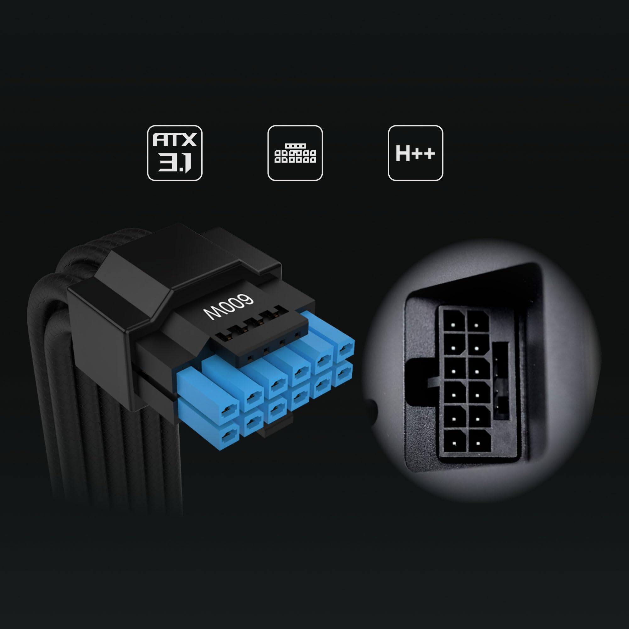 Lian Li SX Series 80 PLUS Platinum Netzteil, vollmodular, PCIe 5.1, ATX 3.1 - 1.200 Watt, schwarz