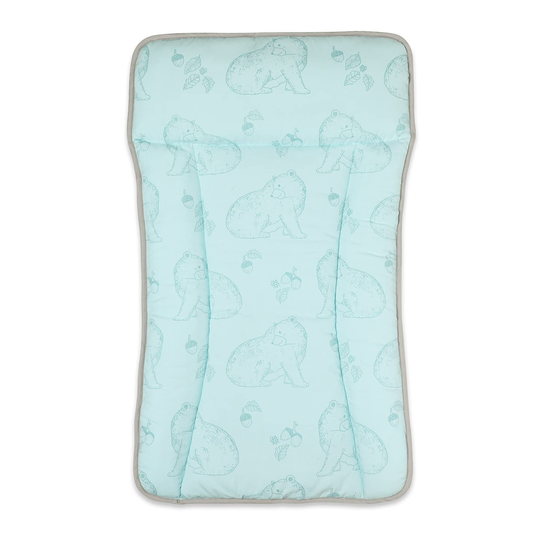 Masilo Organic Cotton Baby Changing Mat, for Newborn Baby Essentials Unisex - Bear Hug-image-4