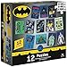 Spin Master Games, DC Comics, Batman Puzzles 12-Pack, Kids Puzzles, Features Dark Knight, Clayface, Riddler, Penguin, & More, for Ages 4 & Up