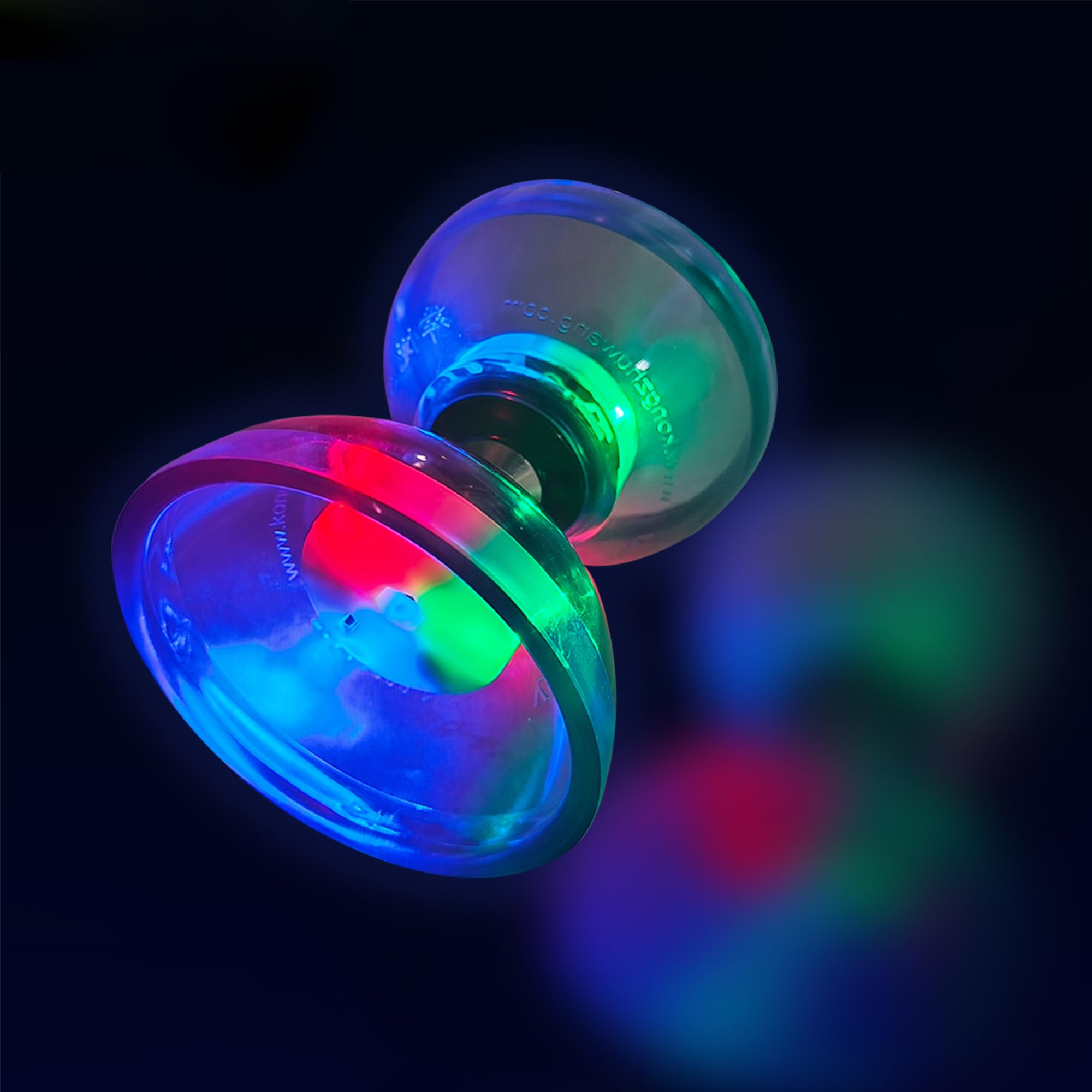 Amazon.com: LED Diabolo Chinese Yoyo Set ,Triple Bearing Diabolo