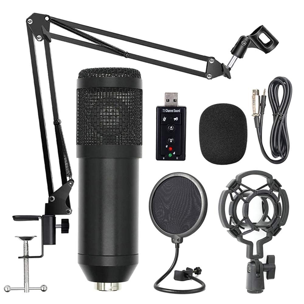 Profesjonalny zestaw mikrofonów podwieszanych Studio Live Stream Zestaw mikrofonów pojemnościowych do nagrywania transmisji