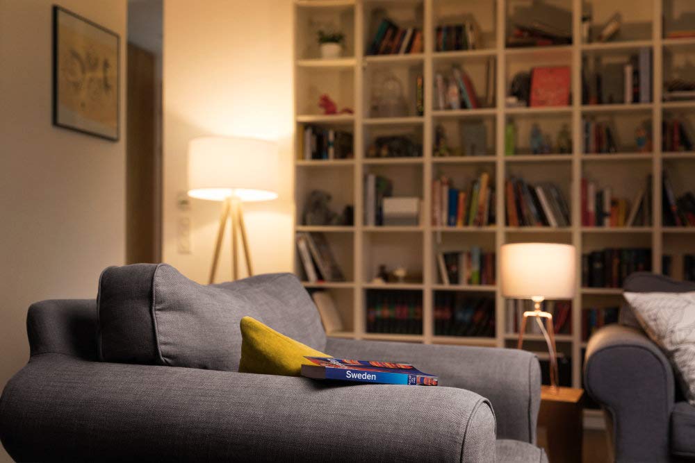 OSRAM LED STAR MOTION SENSOR CLASSIC A Lote de 4 x Bombilla LED, Casquillo E27, 2700 K, 11 W, Equivalente a 75W, Blanco cálido