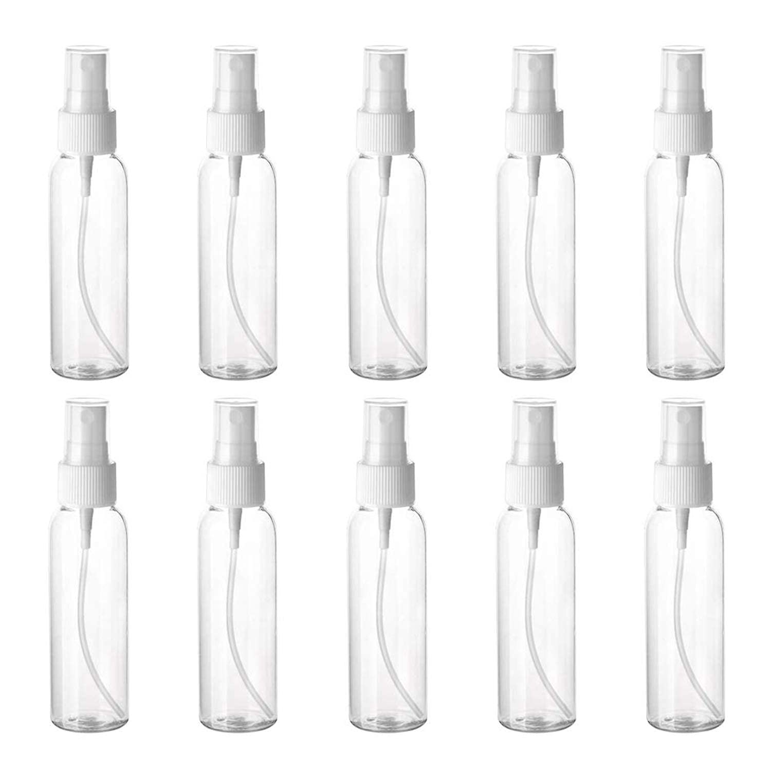 Asian Aura Plastic Transparent Multipurpose Spray Bottle For Home/Travel/Beauty/Makeup/Sanitizer-100ml,Transparent 3 Clear Bottles Empty, Refillable, Reusable, Fine Mist, Perfume, Travel Spray Bottle