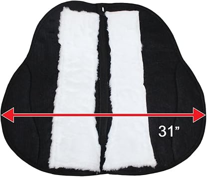 Tahoe Double Back Fleece & Wool Felt Padding Barrel Saddle Pad