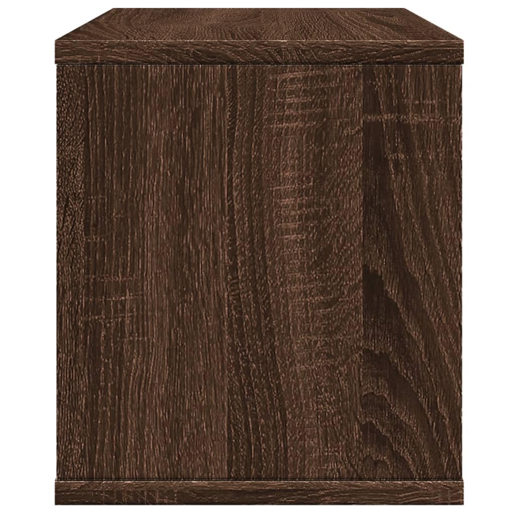 Organizer Scrivania Rovere Marrone 36x26x29,5 Legno Multistrato,Organizer da Scrivania,Portaoggetti da Scrivania,Organizer da Scrivania-848051