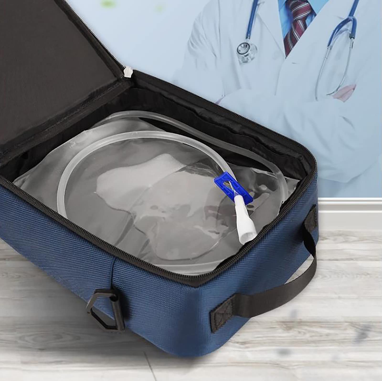 Tragbarer Peritonealdialyse-Flüssigkeitswärmer, konstante Temperatur, Heiztasche für Zuhause, Reisen und den Außenbereich, wesentliche Dialyseversorgung