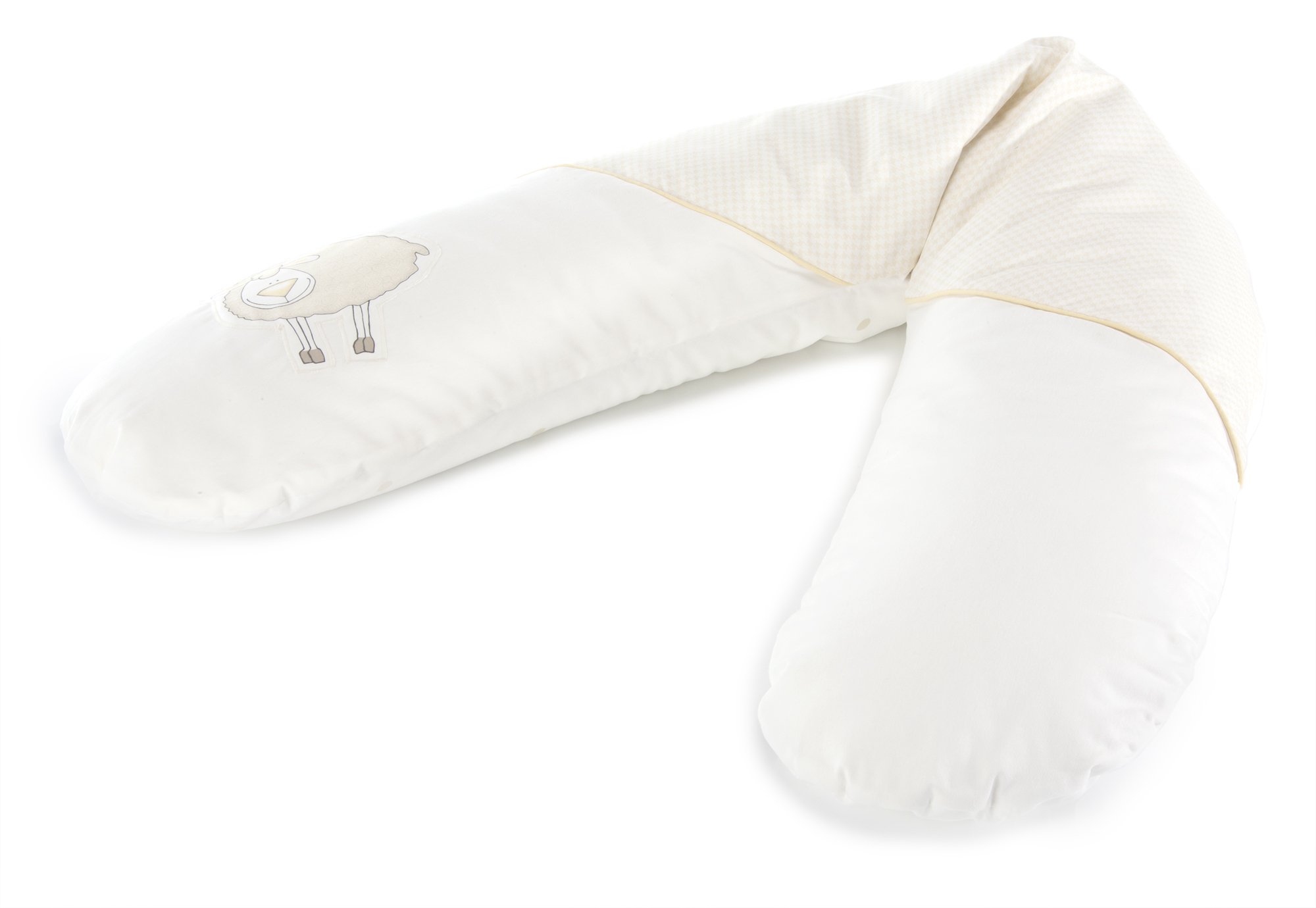 Theraline 51013102 Das Original Kissen inklusive Bezug, 190 cm, schaf beige