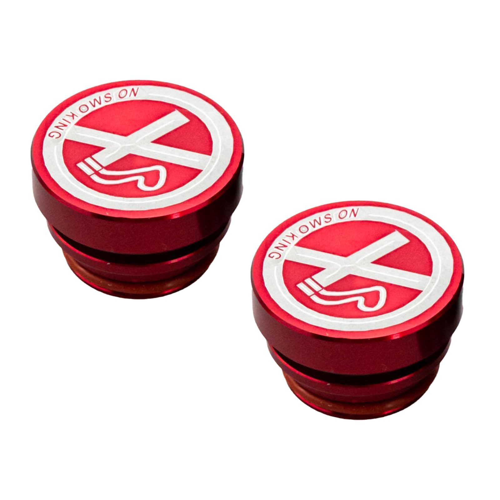 Aluminum Dustproof Plugs Billet Dust Plugs 2PCS 12 Volt Replacement Kit Anodized Aluminum Auto Parts for Most Cars