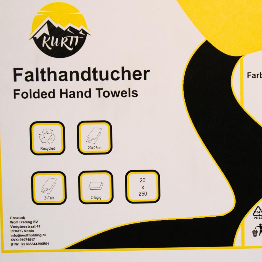 Satino HiCycle | Papieren Handdoekjes | 23x25cm | 2-Laags | PT3 | Wit