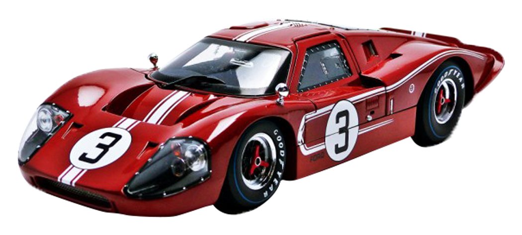 Ford 1967 GT MK IV #3 Brown Lemans 24 Hours M.Andretti / L.Bianchi 1/18 by Shelby Collectibles SC425