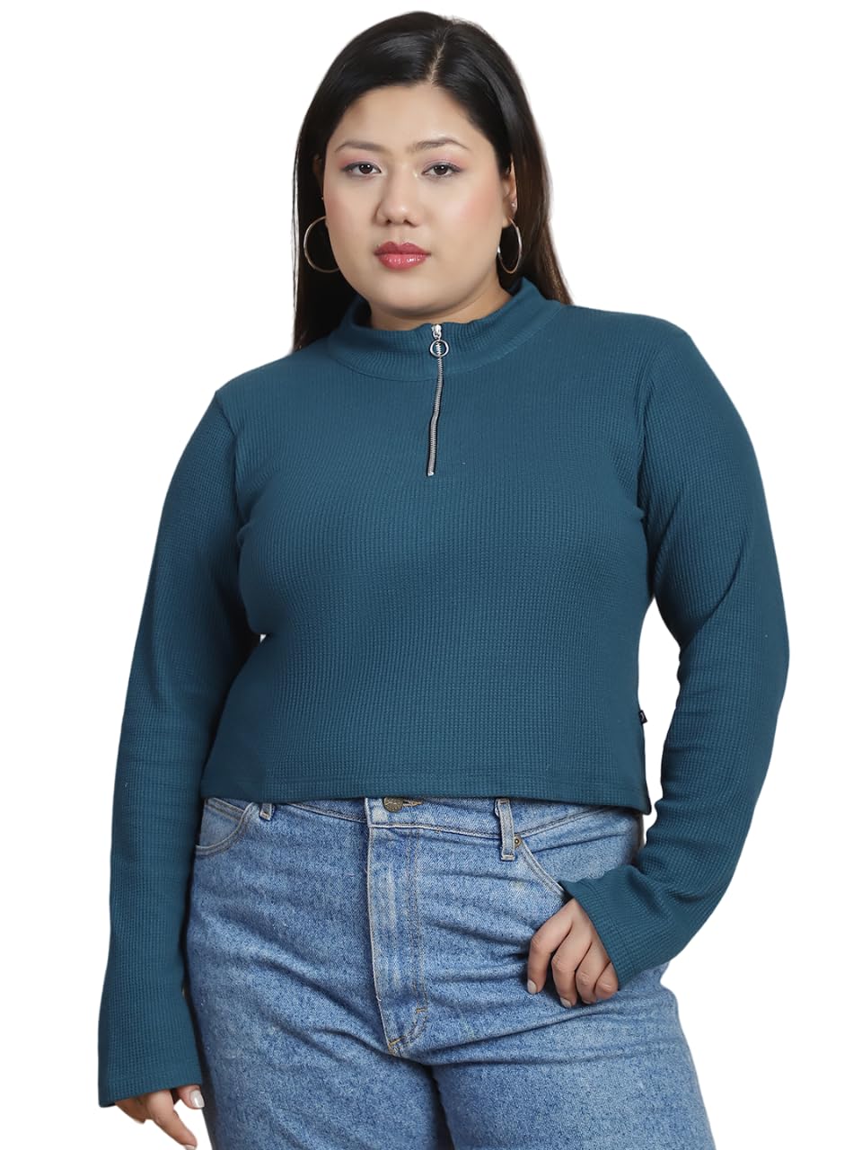 Women's Solid Slim Fit Top