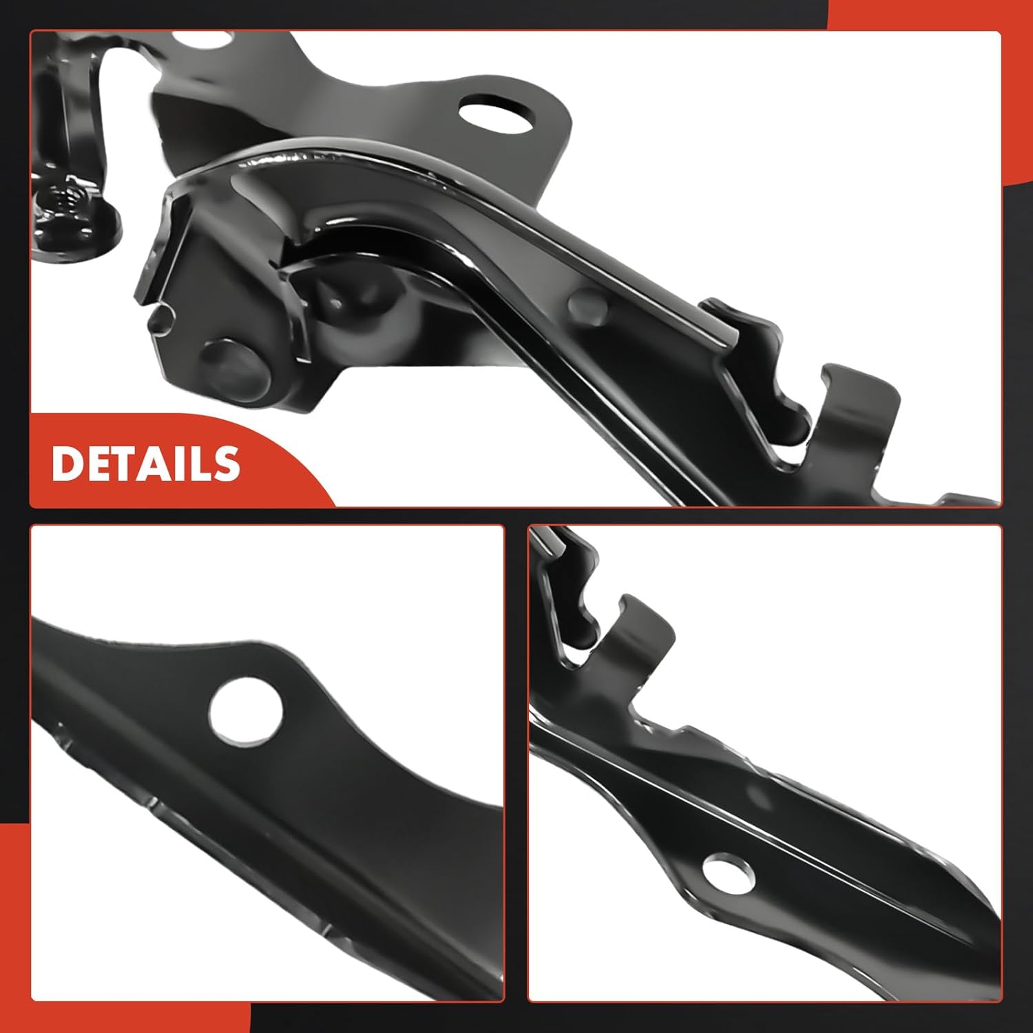 A-Premium Driver and Passenger Hood Hinges Compatible with Scion tC 2011-2016, Set of 2 Front Left and Right Side Hood Hinges, Replace# 5342021090, 5341021090