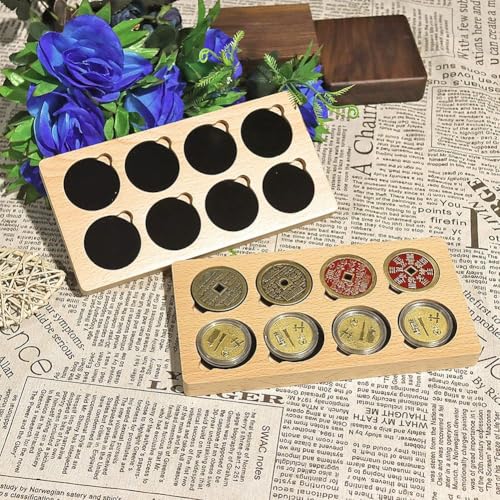 Caja de Madera para Monedas con 8 Huecos miniatura 4