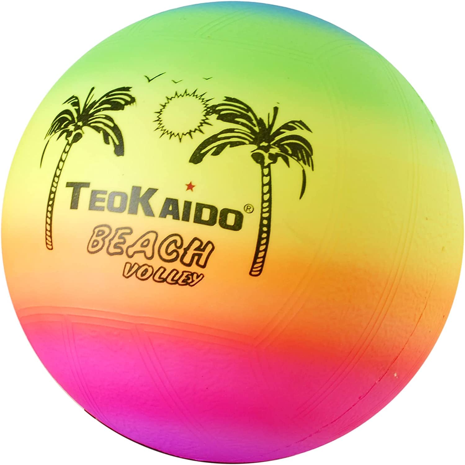 Beach/Water Volley Ball in Training or Match Size 5 (rainbow), Multicolor