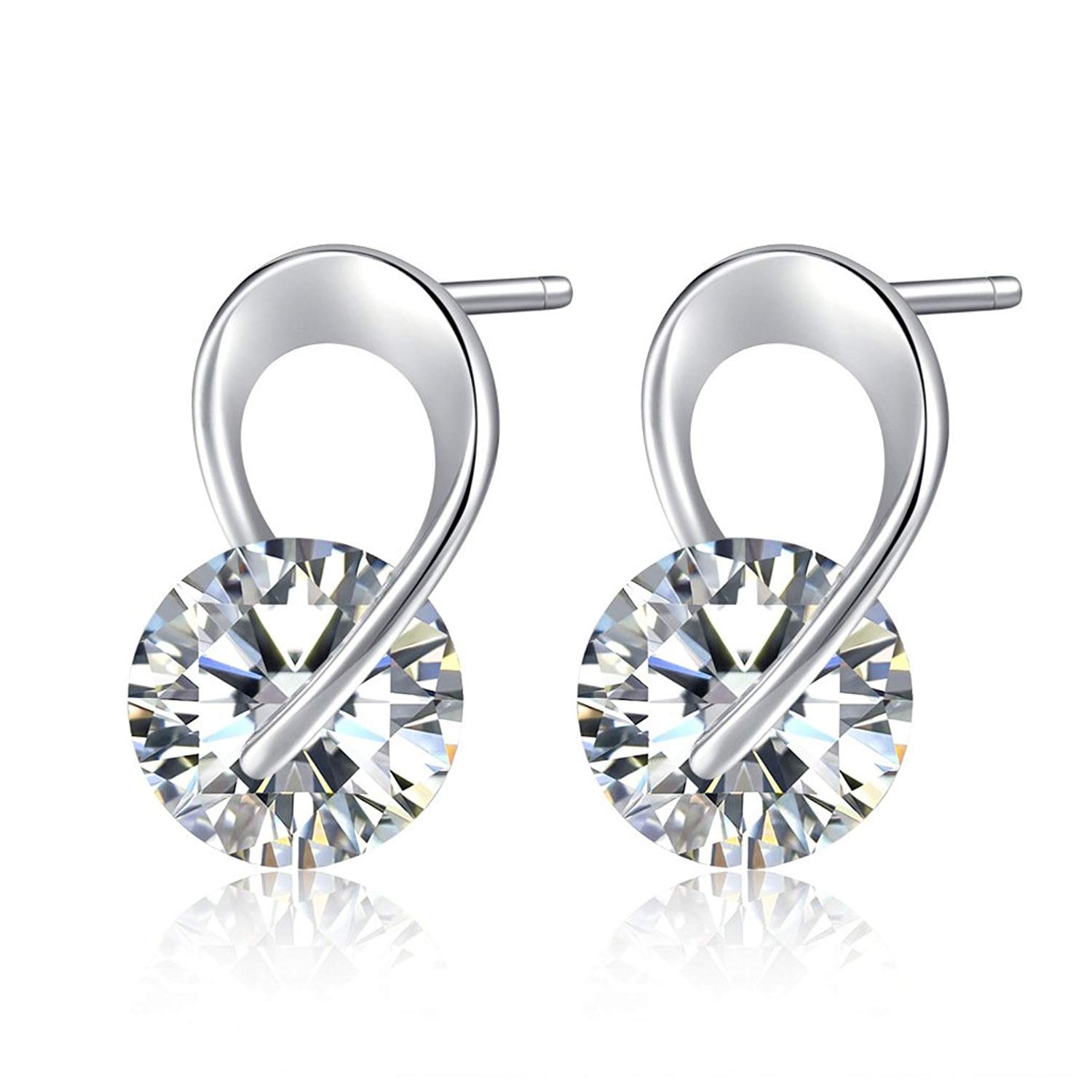 Young & ForeverStud Earrings Set for Women Stylish Ear Ringsfor Girls Earings Fancy Western Earring for Woman Small Daily Use Studs Earinging