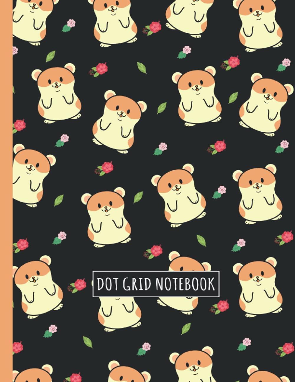 Hamster Dot Grid: Hamster Pattern Dot Grid Notebook To Write Notes Password, Sketch Pad, Notepad, To Do Lists - 8.5"x 11" Inches - 100 Pages
