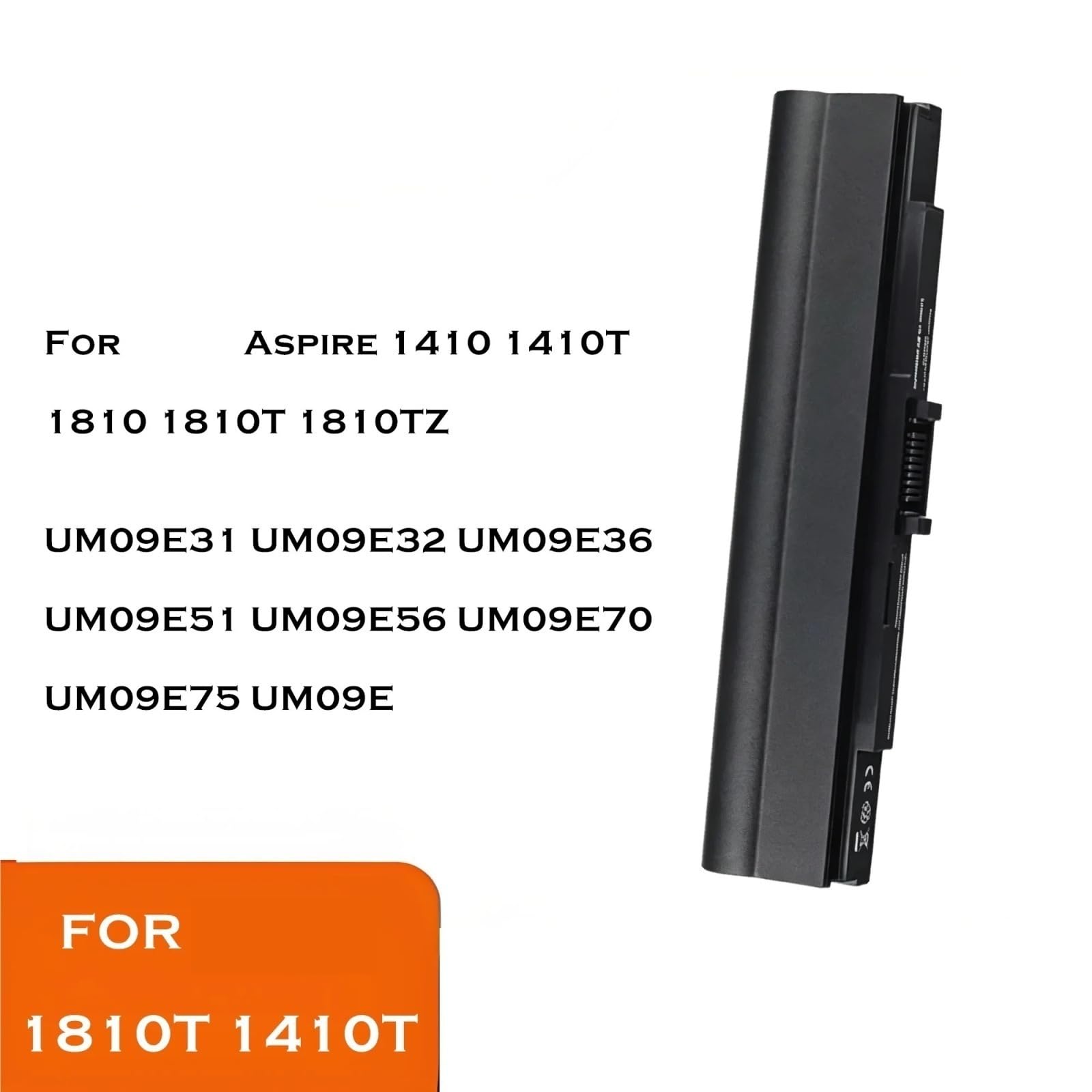Compatibile con Acer, batteria del laptop 5200 mAh.