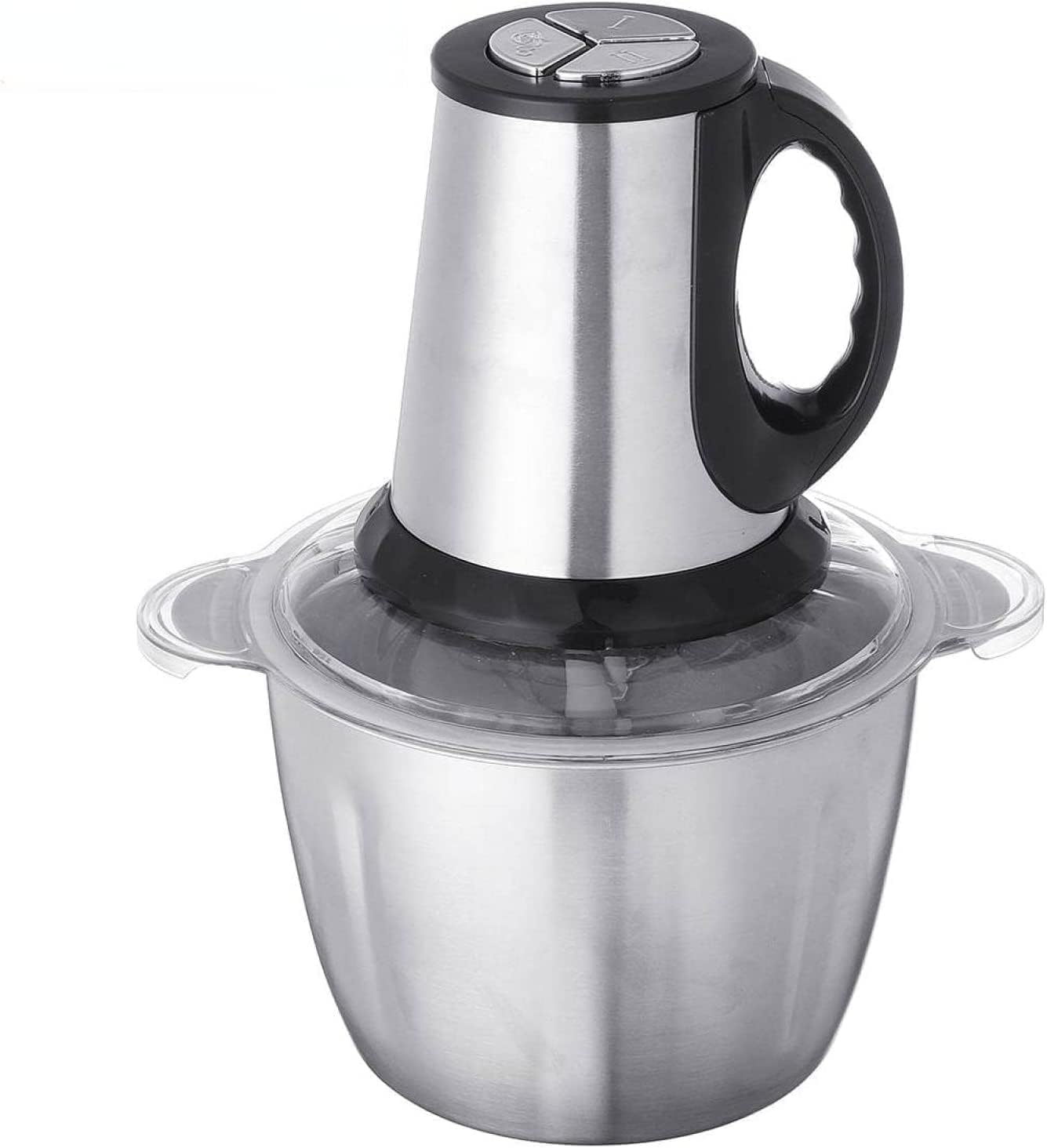 ECVV Food Chopper Meat Mincer 3L 300W Electric Meat Grinder Blender Mincer Mixer Meat Chopper Stainless Steel Electric Chopper Automatic Food Processor Machine