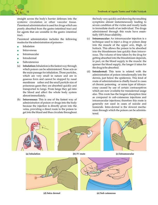 Image of (Illustrated) Textbook of Agada Tantra Evam Vidhi Vaidyaka-According to new NCISM Syllabus - with LAQ,SAQ & MCQ (Toxicology, Forensic Medicine & Medical Jurisprudence) As per the competency-based Second Professional BAMS prescribed by NCISM more than 250 color pictures and with latest legal aspects from BNS, BNSS, BSA