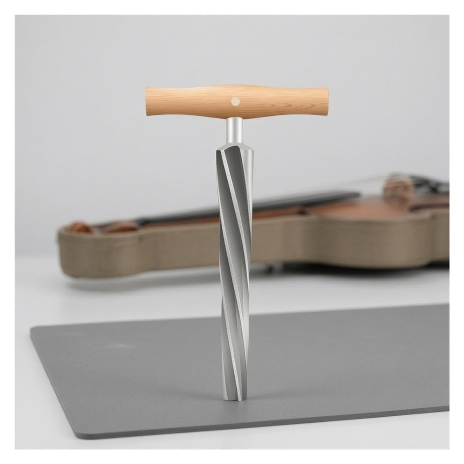 violin reamer Konische Reibahle mit T-Griff, Stahl-Bass-Stichstift-Reibahle