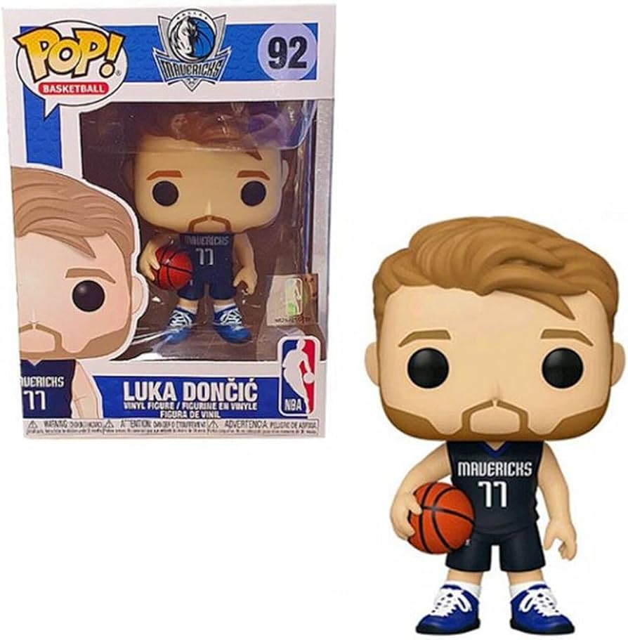 Amazon.com: POP NBA: Mavericks - Luka Dončić (Blue Jersey) Funko