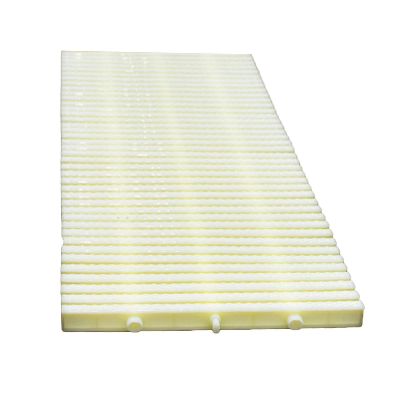 MSHGSKU Splicable Pool Drain Grate, 10pcs Channel Cover Strip for Water Overflow, Bath Gutter Grate, 25x100CM Activity Drain Solution